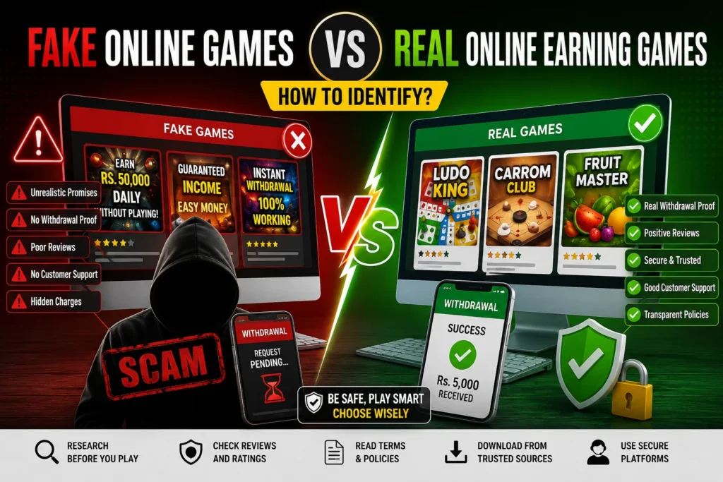 Fake Vs real Games