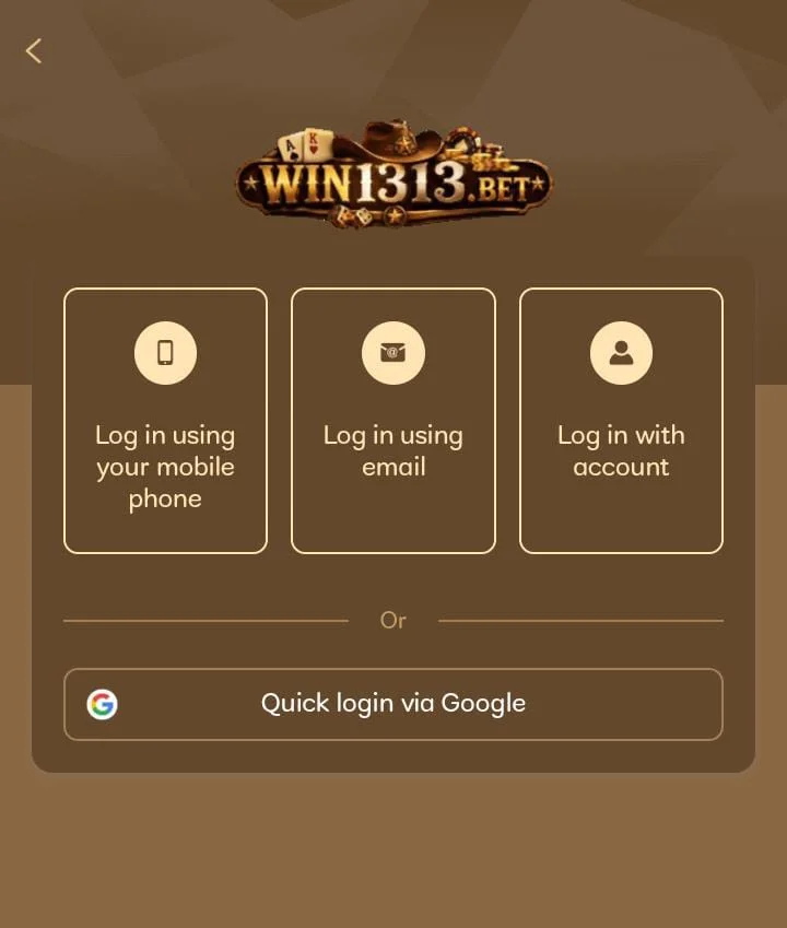 Win13 Game login